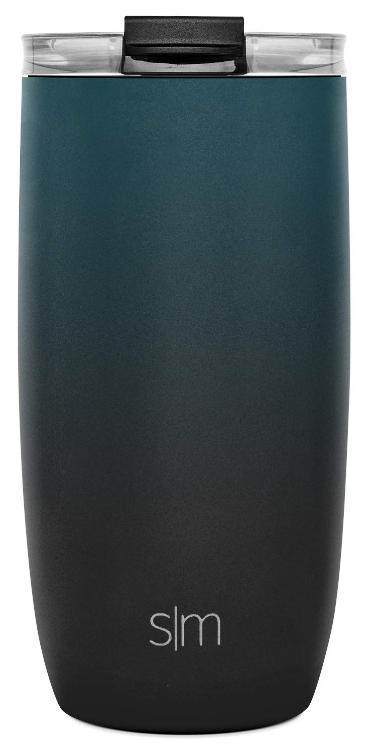 Simple Modern Thermobecher Kaffeebecher to go mit Klappdeckel | Isolierter Edelstahl-Kaffeebecher