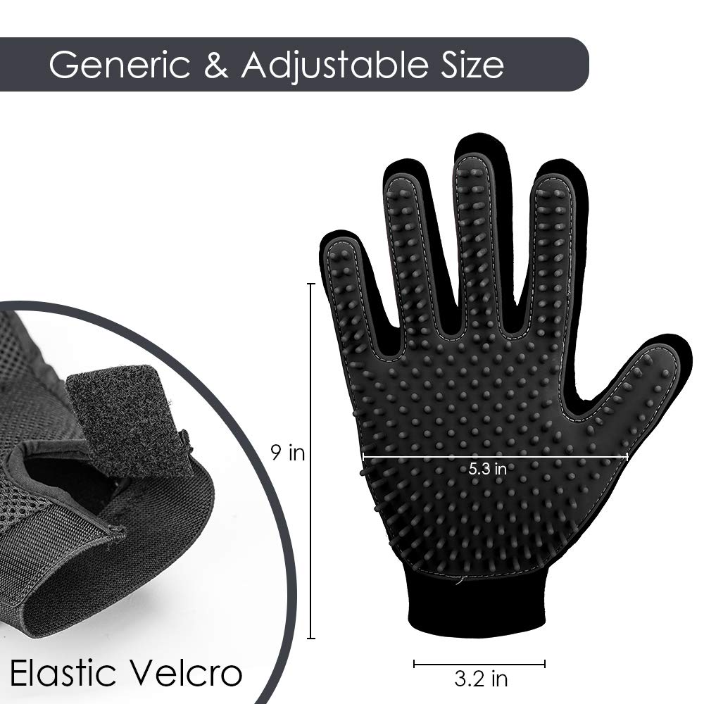 Tierpflegehandschuh, sanfte Entfilzungsbürste – effizienter Handschuh zur Tierhaarentfernung 