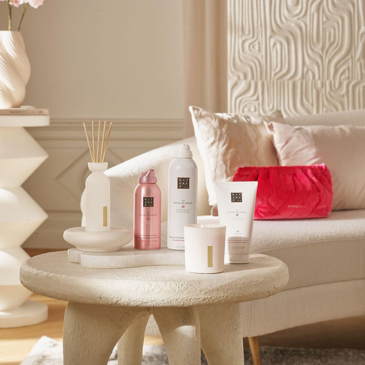 RITUALS The Ritual of Sakura Medium Gift Set - Four Skin Care Products with Cherry Blossom and Rice Milk