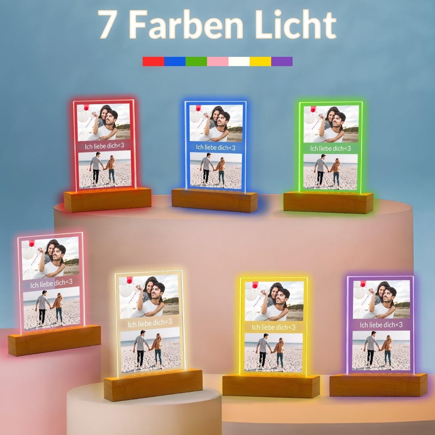 Personalisierte Geschenke für Freundin, Bilderrahmen mit Foto 