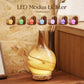 Aroma Diffuser Luftbefeuchter,150ml Luftbefeuchter Ultraschall Leise 7 farbwechselnde LEDs 