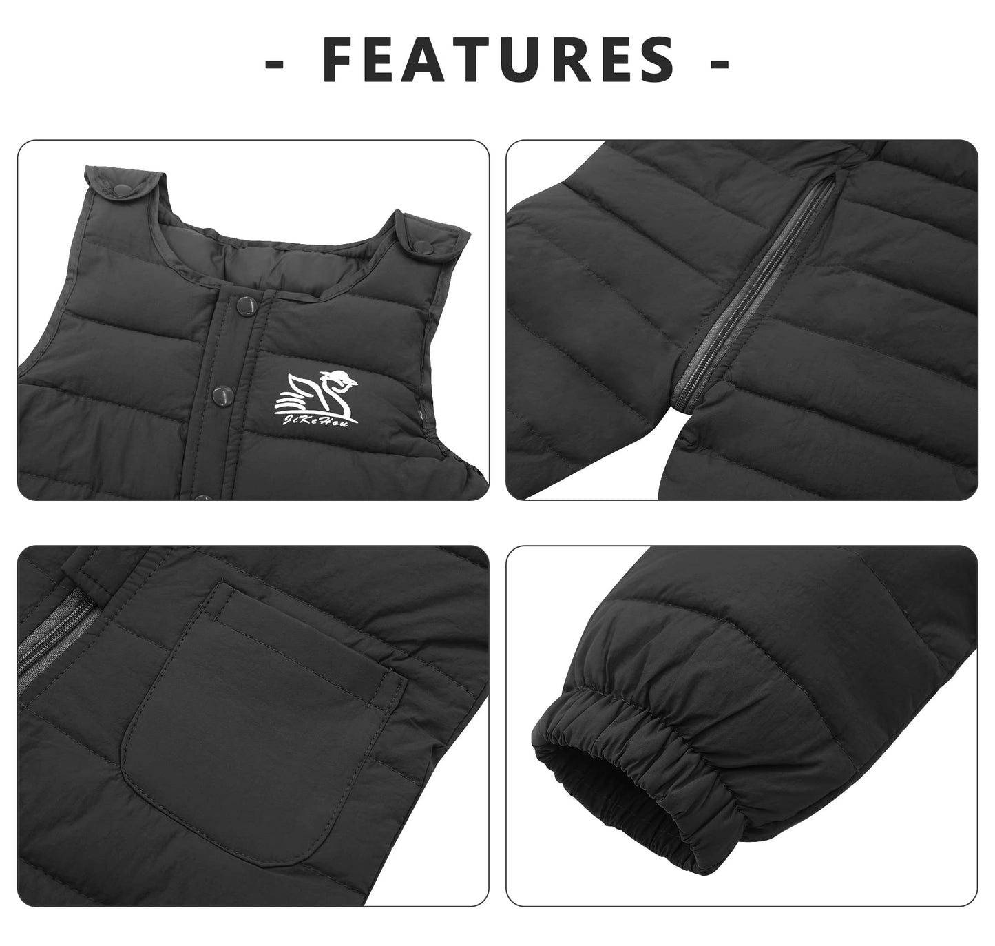 SEAUR Baby Down Trousers Lightweight Warm Snow, Windproof Ski Trousers