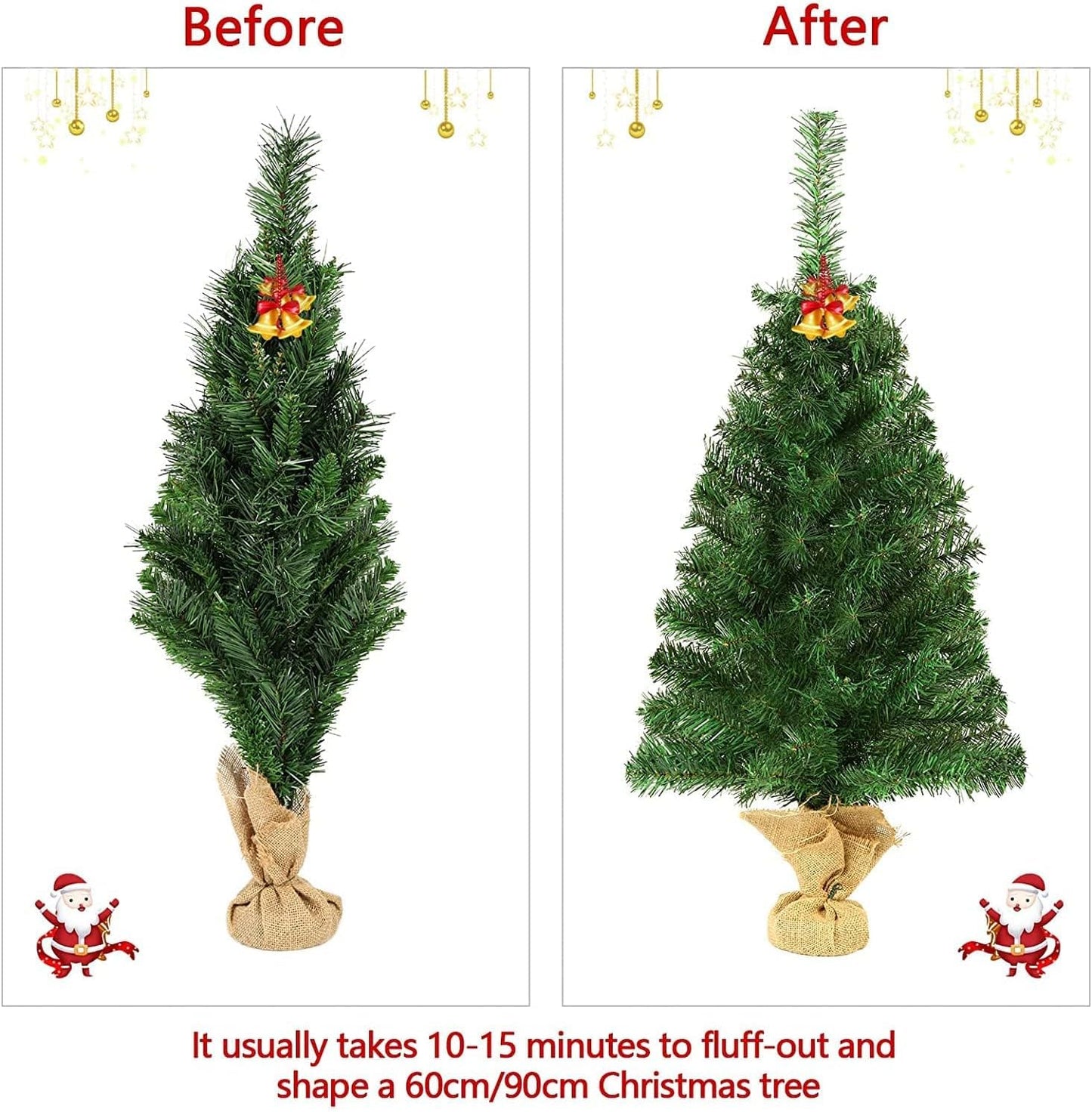 SALCAR Künstlicher Weihnachtsbaum, 60 cm - 270 cm 