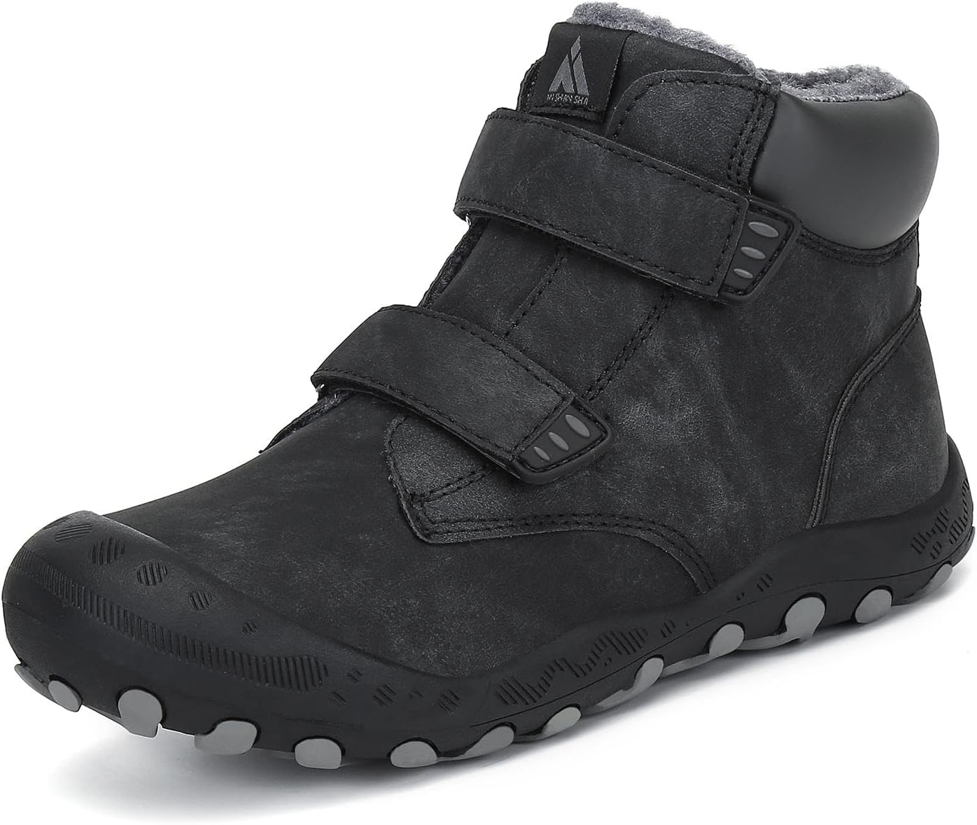 Mishansha Kinder Winterschuhe Warm Gefüttert Winterstiefel Jungen Mädchen Boots 