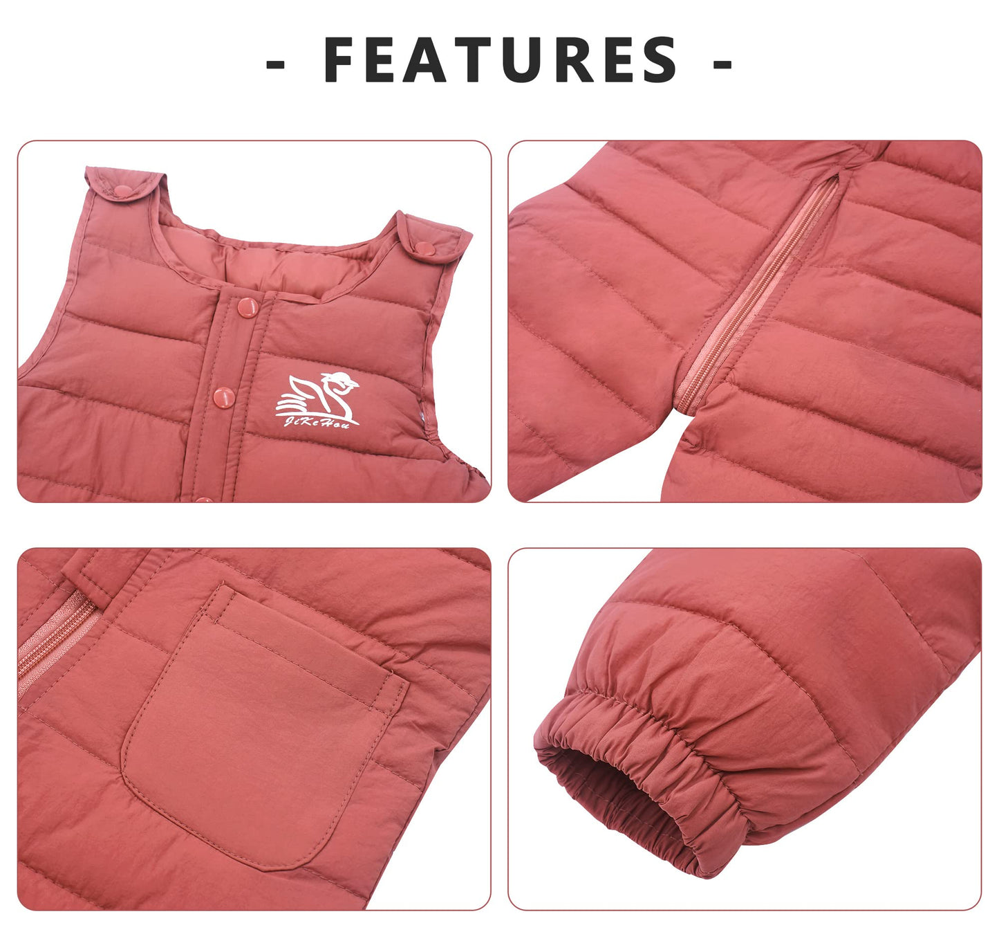 SEAUR Baby Down Trousers Lightweight Warm Snow, Windproof Ski Trousers