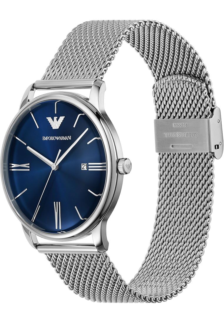 Emporio Armani Watch for Men, Quartz Three Hand Date Movement