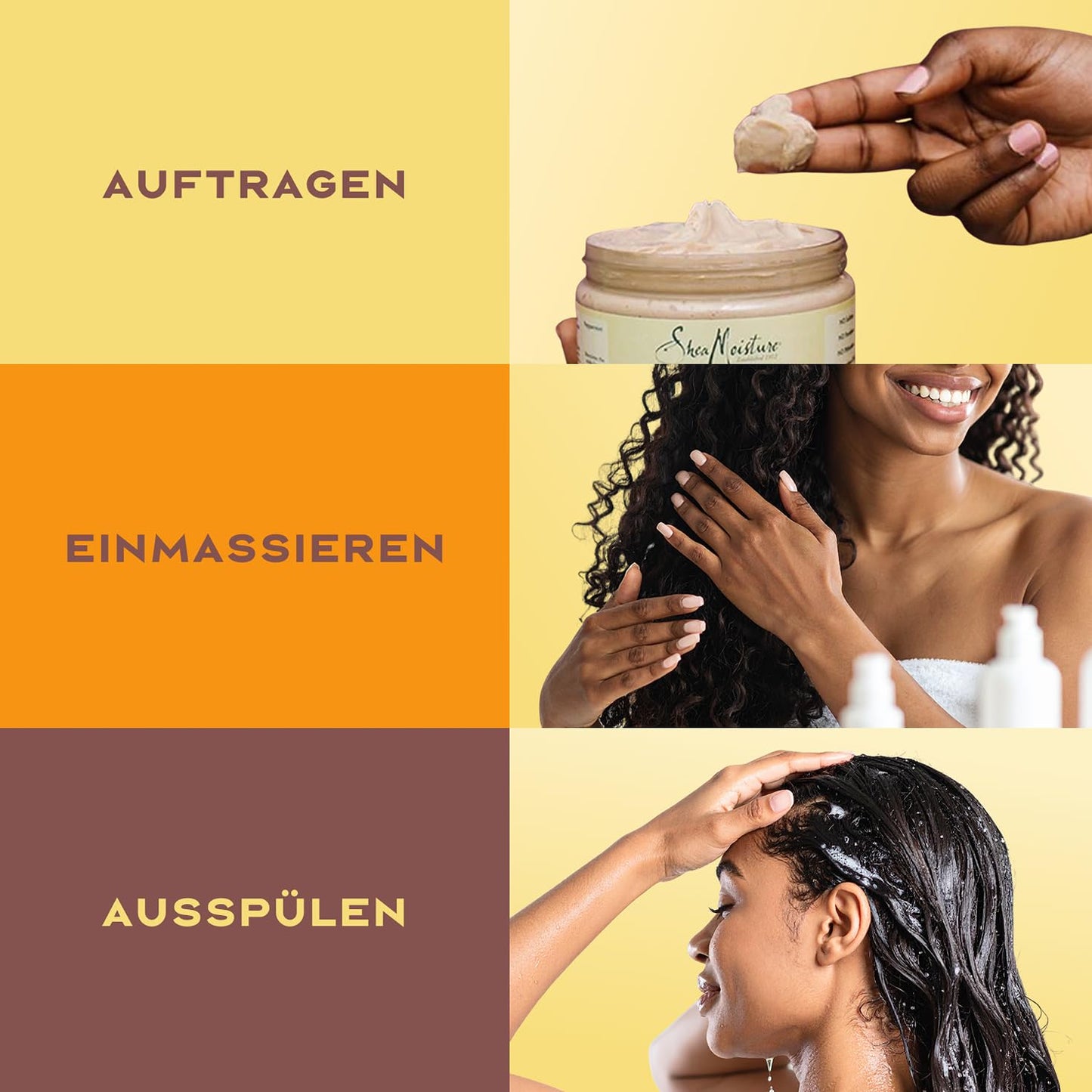 Haarmaske zur Stärkung und Regeneration, jamaikanisches schwarzes Rizinusöl, von SheaMoisture