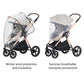 Shineey 3-in-1 Kinderwagen, Buggy, faltbarer Kinderwagen-Satz, Kombi-Kinderwagen 3-in-1 mit großer, komfortabler Babywanne, Gestell aus Aluminiumlegierung 