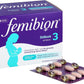 Femibion ​​3 Stillzeit, Tägliches Nahrungsergänzung für die Laktation, Mit Cholin, DHA, Folsäure, Metafolin, 8-Wochen-Pack, 2 x 56 Stück 