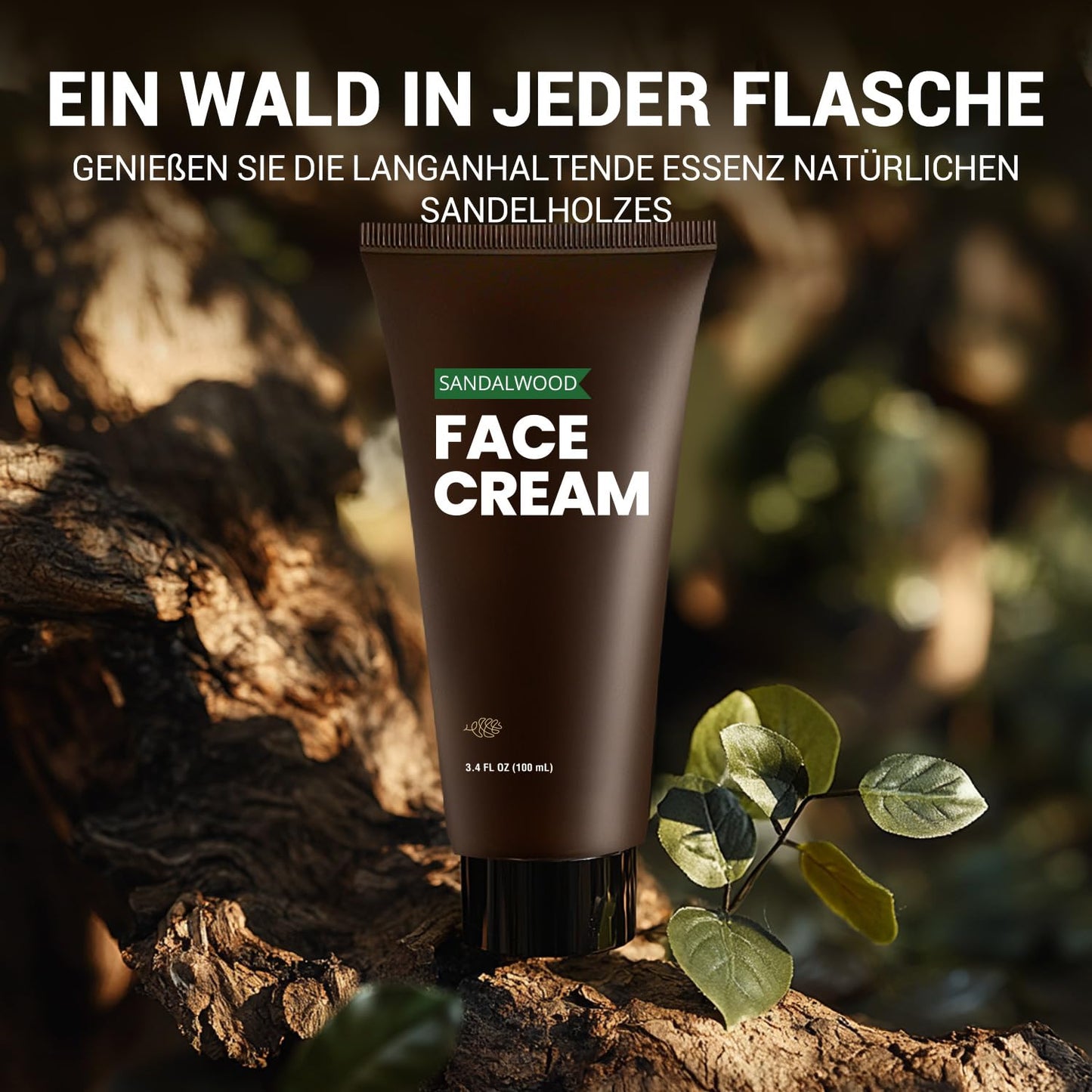 BODY &amp; EARTH Herrenpflege-Geschenkset Sandelholz, 10-teiliges Pflegeset mit Bartöl