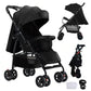 Reenborn 3-in-1 Kinderwagen, Buggy mit zwei umkehrbaren Schiebemodi, Kinderwagen mit Gestell aus Aluminiumlegierung, Babywagen, 3-in-1 Komplettset mit Ein-Klick-Faltmechanismus 