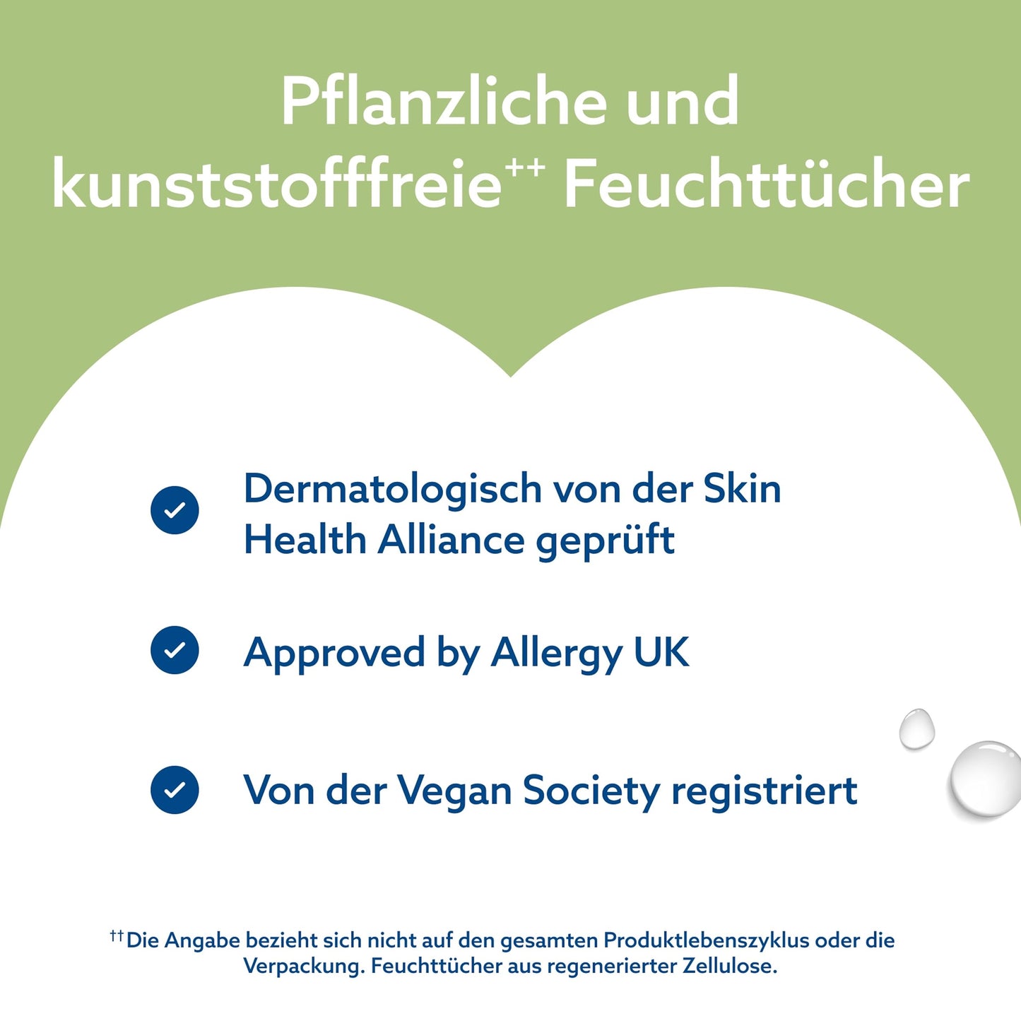 WaterWipes Sensitive+ Baby & Toddler Wipes, 3-in-1 Cleansing, Care, Protection, 99.9% Water, Fragrance-Free