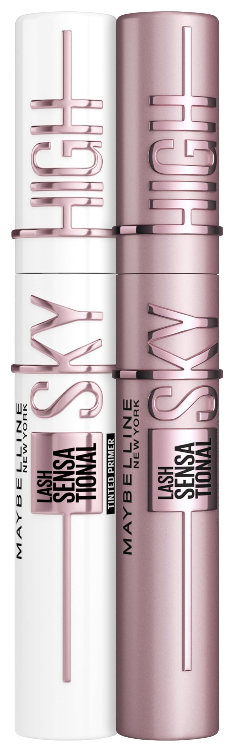 Maybelline New York Sky High Schwarze Wimperntusche für extrem lange Wimpern und Volumen, Sky High Mascara 