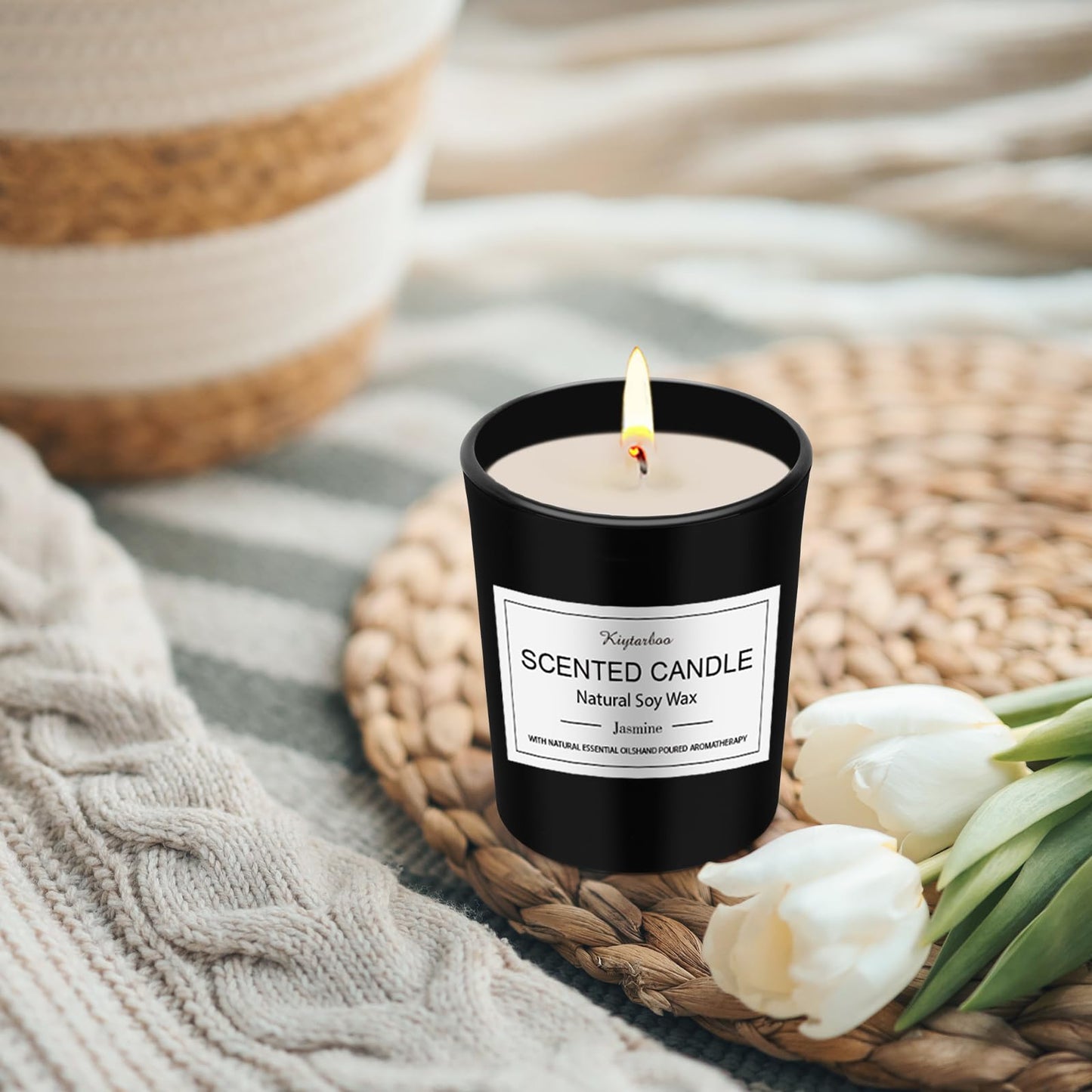 Kerze Duftkerzen im Glas | Duftkerze Geschenkset aus 12 Düft Kerze mit 180 Stunden langer Brenndauer &amp; Sojawachs Duftkerze Set 