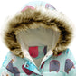 Winter Jacket Girls' Floral Warm Winter Coat Children's Jacket