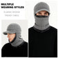 Sturmhaube aus Sturmhaube mit flexiblem Halswärmer, winddichter, Unisex-Wärmer-Gesichtsmaske 