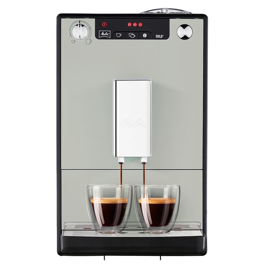 Melitta Kaffeemaschine Caffeo Solo E950 Slim, vollautomatisch mit Vorbrühfunktion und 15-bar-LED-Anzeige 