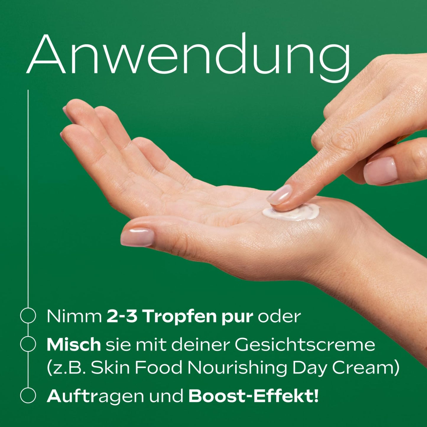 Weleda Organic Skin Food Glow Serum Drops – Natürliche Kosmetik-Booster-Tropfen mit Süßholz und lichtreflektierenden Pigmenten für einen strahlenden Teint und gegen Pigmentflecken 