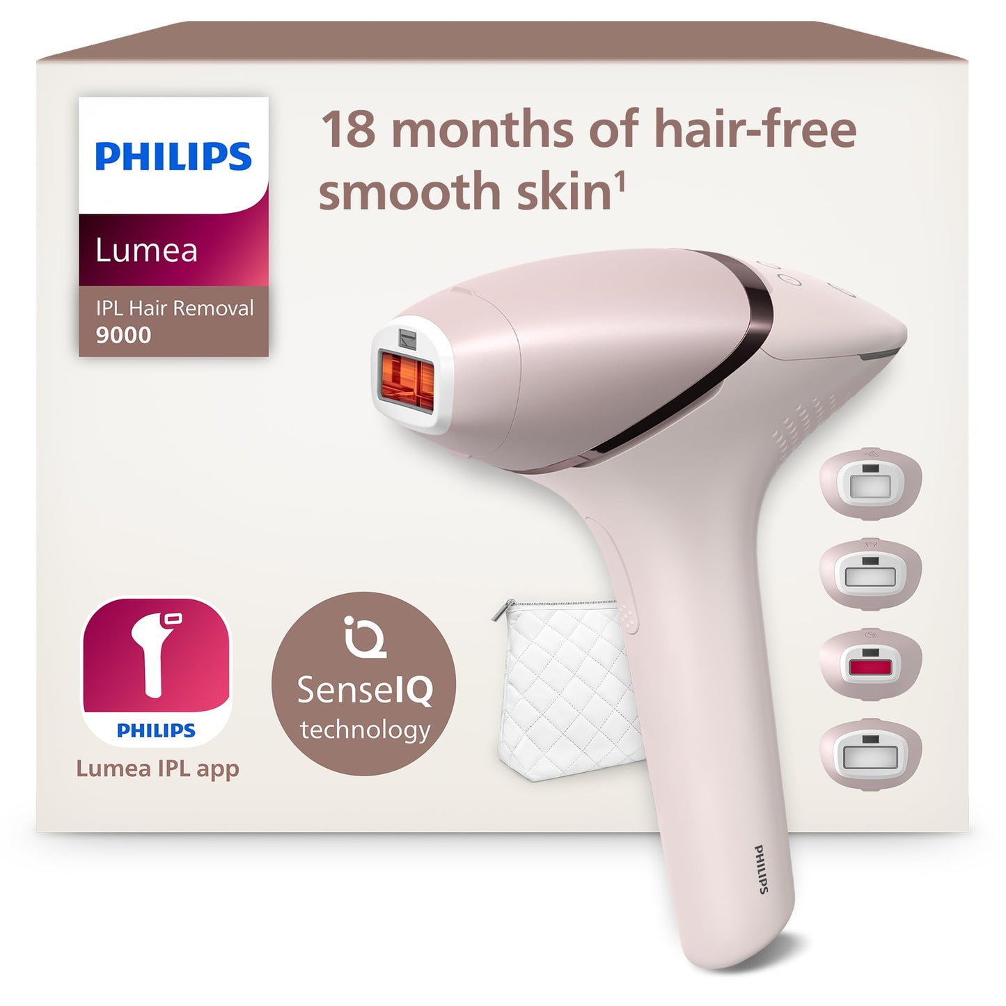 Philips Lumea IPL Series 8000 – IPL-Gerät zur Haarentfernung, Alternative zur Laser-Haarentfernung
