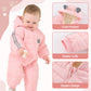 JiAmy Baby Overall Winter, Schneeanzug Baby Jungen Mädchen, Warm Outfits Mit Kapuze