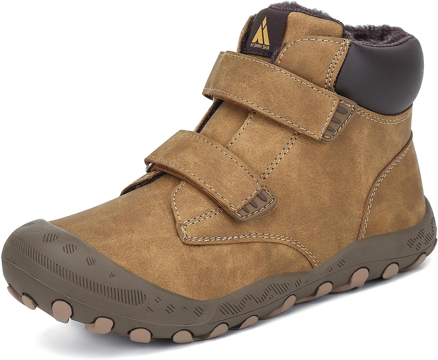 Mishansha Kinder Winterschuhe Warm Gefüttert Winterstiefel Jungen Mädchen Boots 