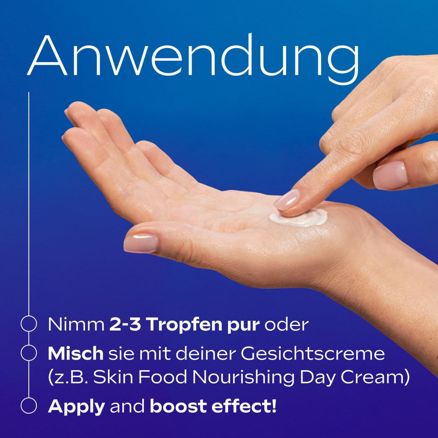 Weleda Organic Skin Food Glow Serum Drops – Natürliche Kosmetik-Booster-Tropfen mit Süßholz und lichtreflektierenden Pigmenten für einen strahlenden Teint und gegen Pigmentflecken 