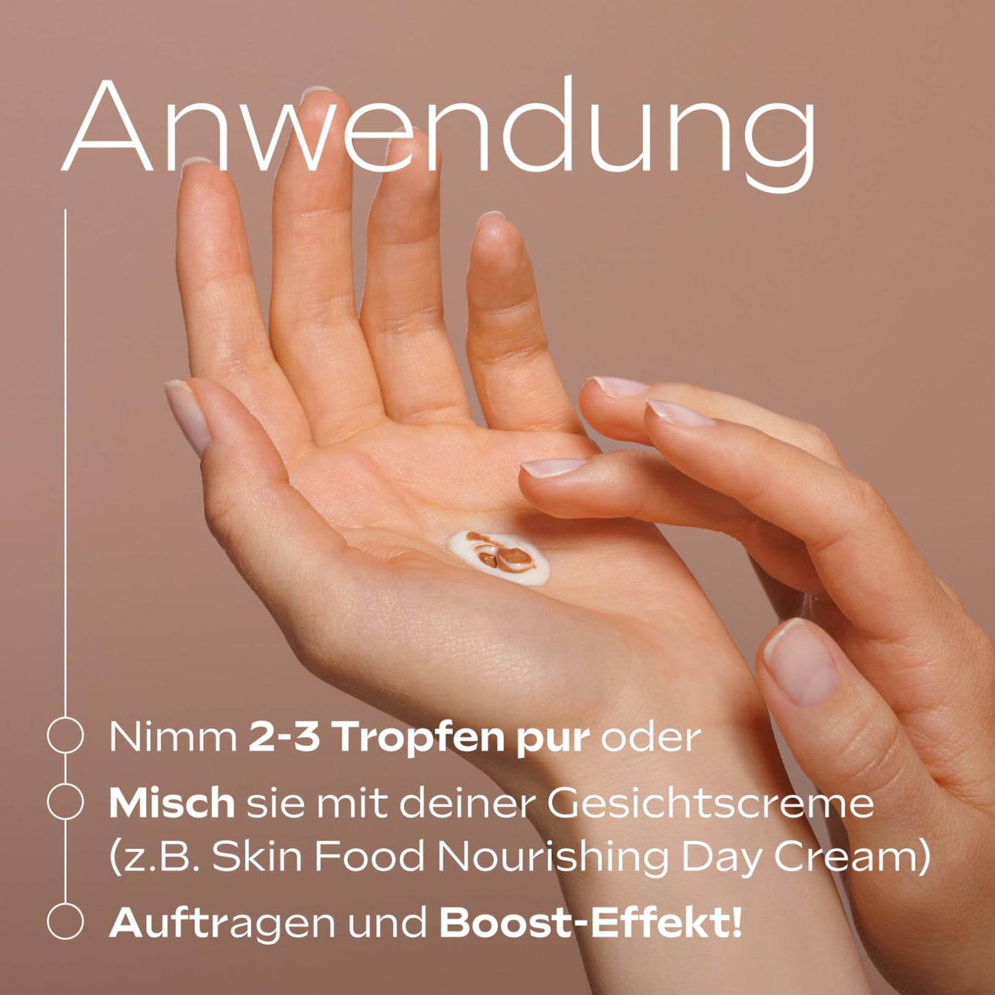 Weleda Organic Skin Food Glow Serum Drops – Natürliche Kosmetik-Booster-Tropfen mit Süßholz und lichtreflektierenden Pigmenten für einen strahlenden Teint und gegen Pigmentflecken 