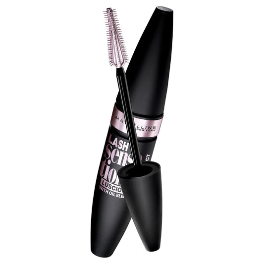 Maybelline New York Mascara für Volumen und Definition, Lash Sensational, Intensives Schwarz, 9,5 ml 