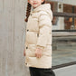 Wintermantel Mädchen Lang Daunenmantel, KODMNSW Warm Puffer Mantel Winterjacke mit Kapuze 