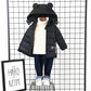Linboo Winterjacke für Kinder und Jungen, warme Steppjacke, dicker Mantel, Baby-Wintermäntel 