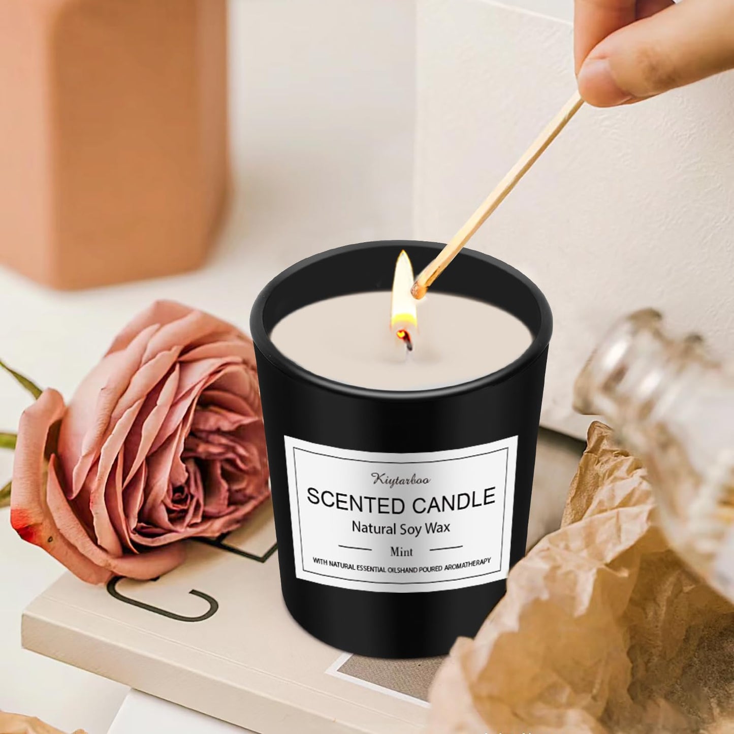 Kerze Duftkerzen im Glas | Duftkerze Geschenkset aus 12 Düft Kerze mit 180 Stunden langer Brenndauer &amp; Sojawachs Duftkerze Set 