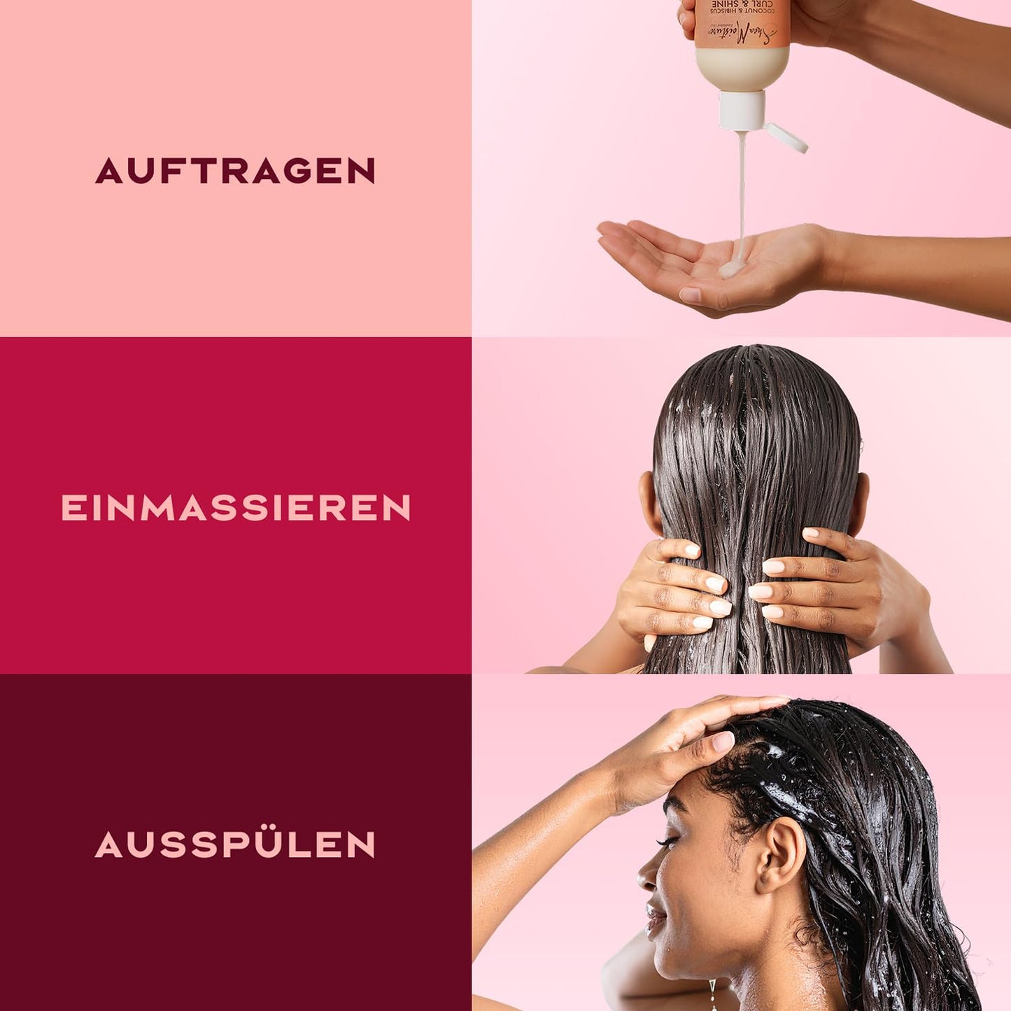 Shea Moisture Coconut & Hibiscus Curl Enhancing Smoothie- Curl Cream for Defined Shiny Curls