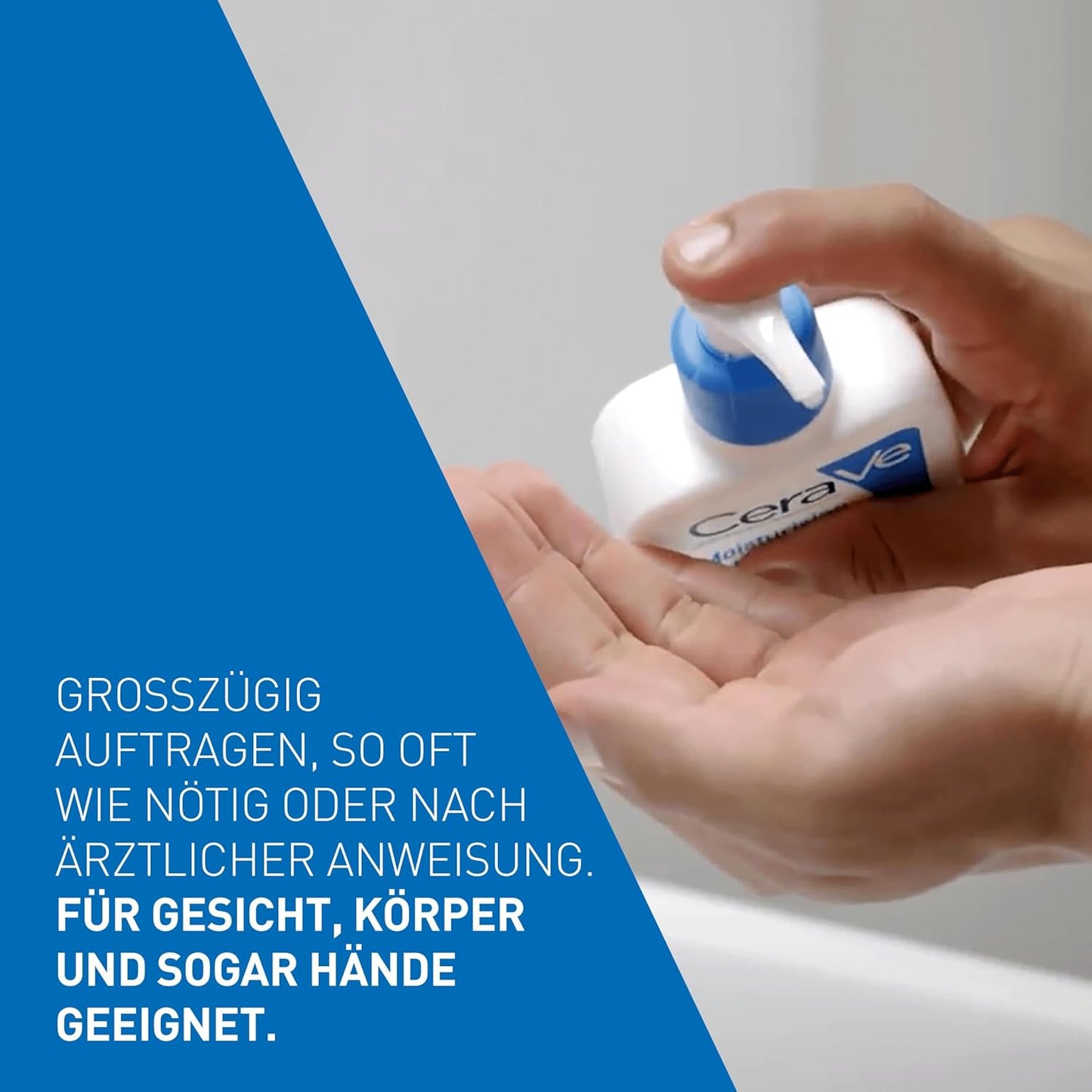 CeraVe Reinigungs-Set, Feuchtigkeitslotion mit Pumpspender (473 ml) und schäumendes Reinigungsgel (88 ml) für Gesicht und Körper, Mit Hyaluron und 3 essenziellen Ceramiden
