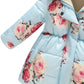 Winter Jacket Girls' Floral Warm Winter Coat Children's Jacket