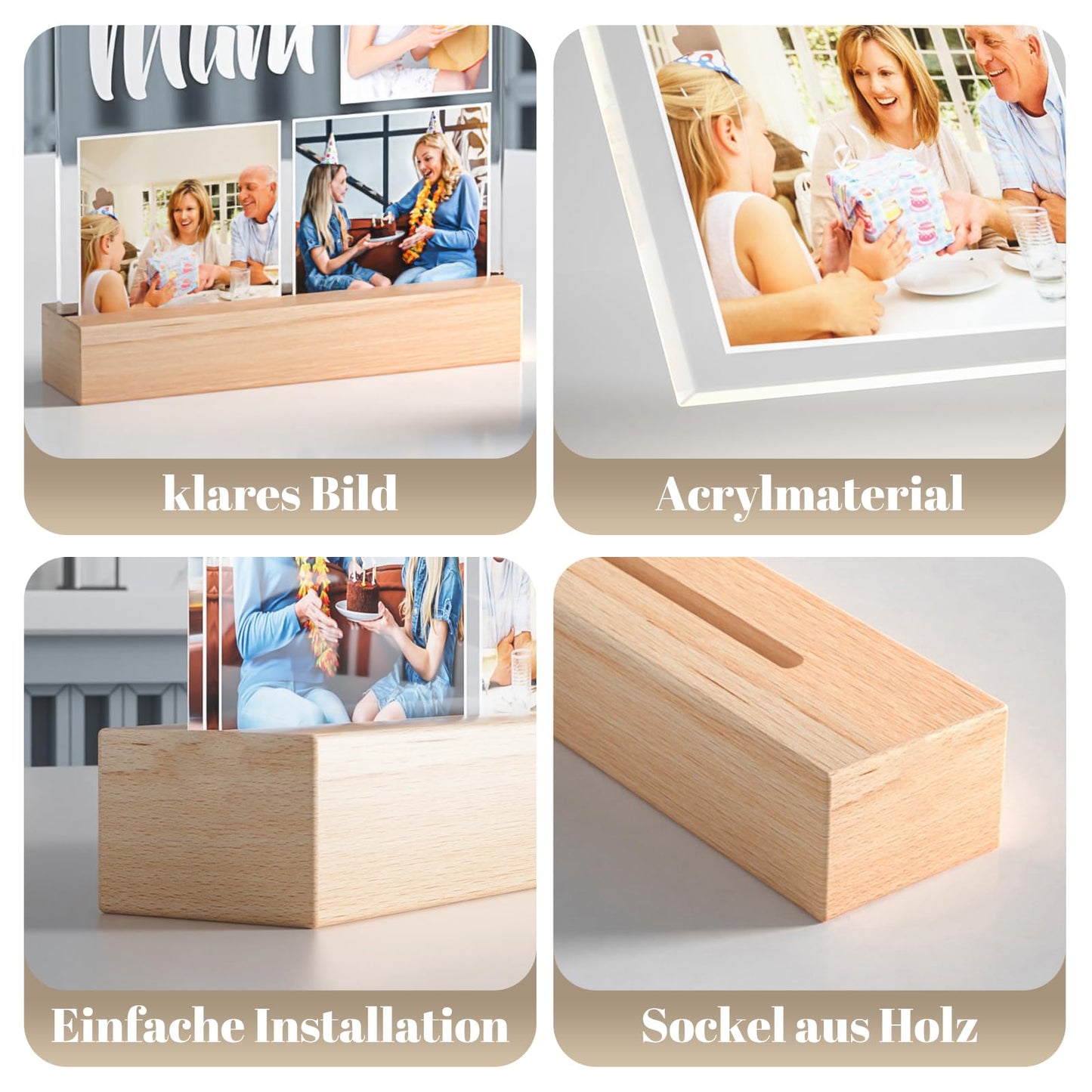 Personalisierte Geschenke, personalisierte Bilderrahmen mit Foto, personalisiertes Geburtstagsgeschenk 