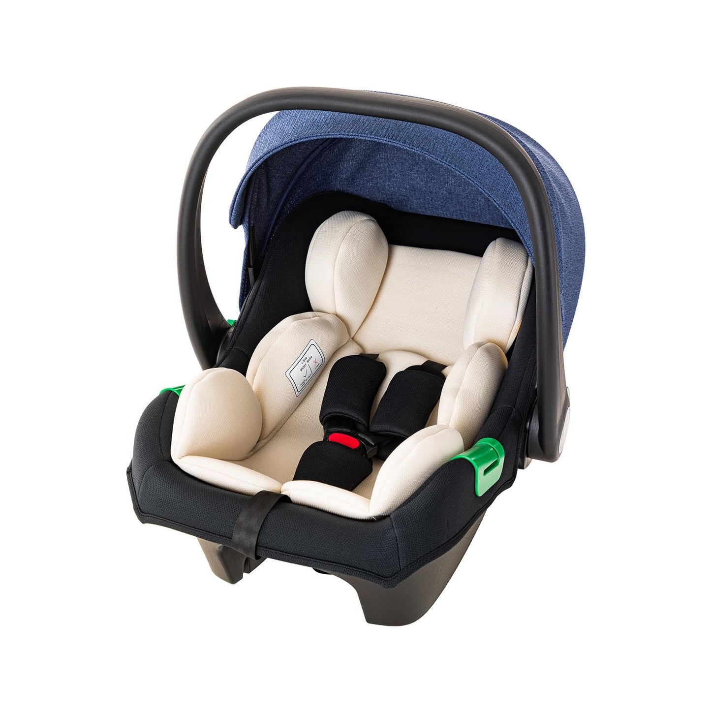 Shineey 3-in-1 Kinderwagen, Buggy, faltbarer Kinderwagen-Satz, Kombi-Kinderwagen 3-in-1 mit großer, komfortabler Babywanne, Gestell aus Aluminiumlegierung 