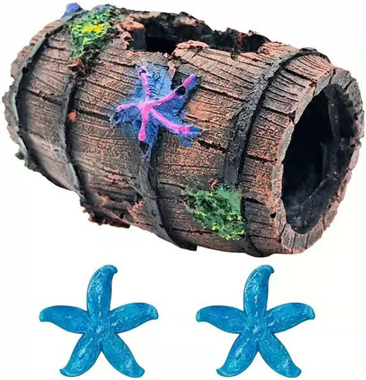 3-teiliges Aquarium-Dekorationsset, künstliche Moos-Aquariendekoration 