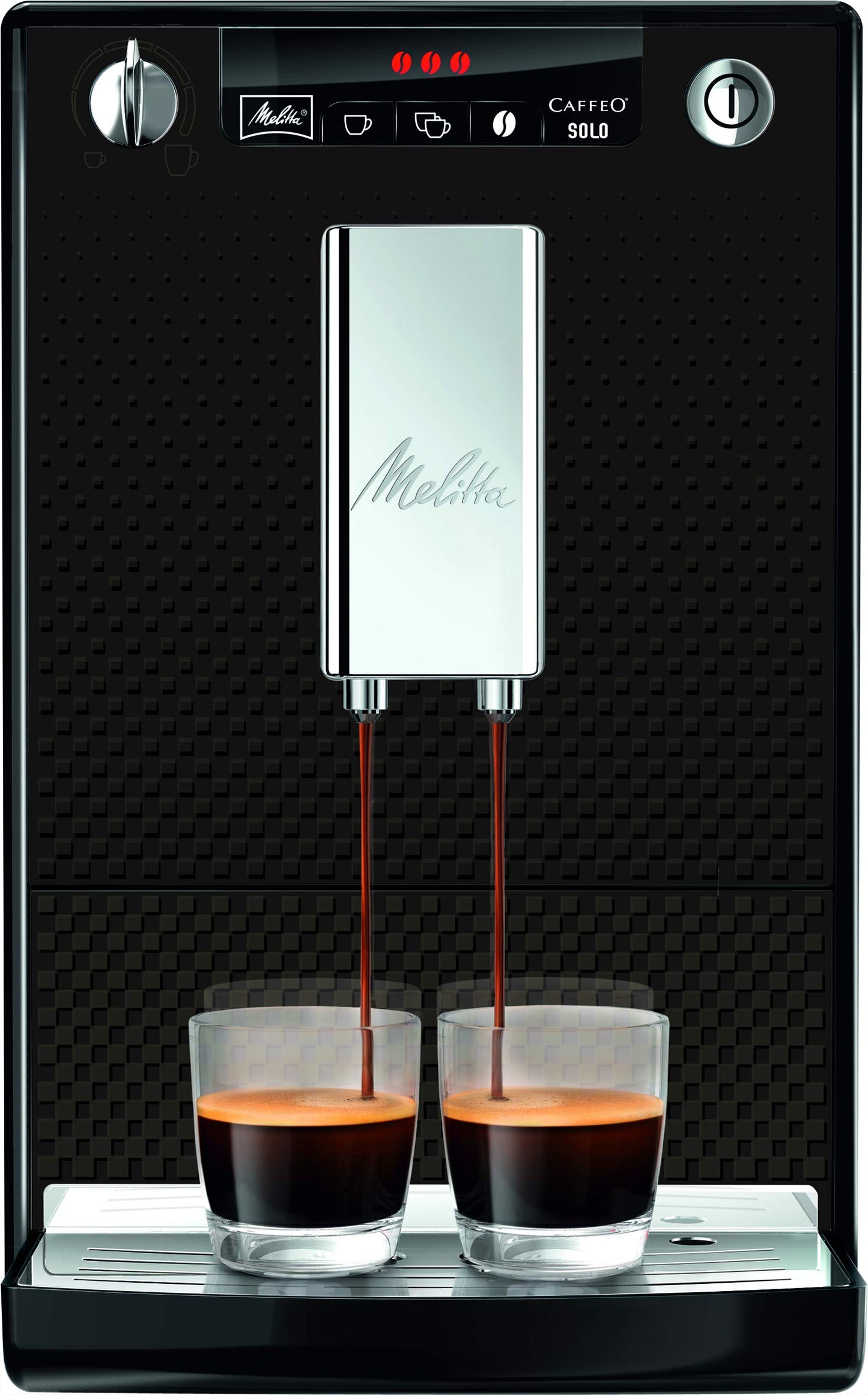 Melitta Kaffeemaschine Caffeo Solo E950 Slim, vollautomatisch mit Vorbrühfunktion und 15-bar-LED-Anzeige 