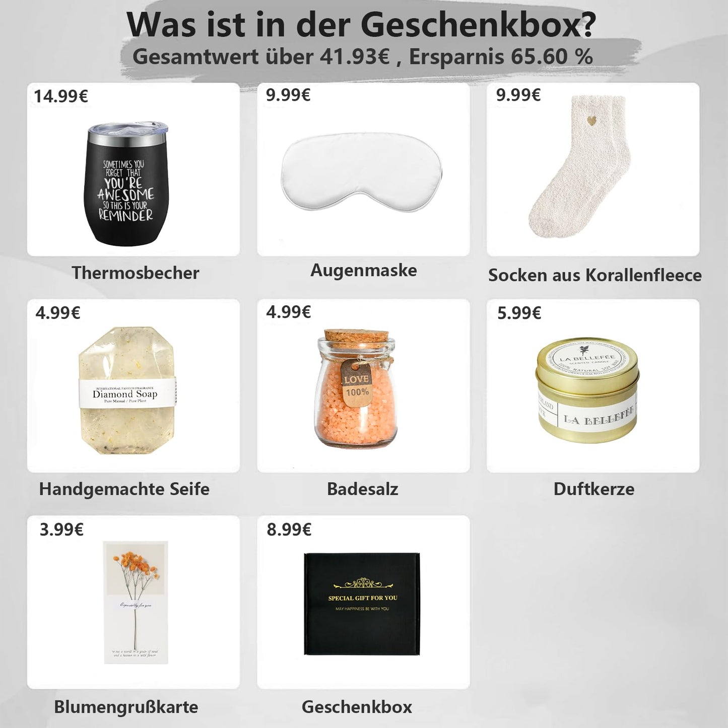 Yogopro-Geschenke für Frauen, Geburtstagsgeschenk für Frauen, Geschenkset, Wellness-Geburtstagsgeschenk 