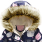 Winter Jacket Girls' Floral Warm Winter Coat Children's Jacket