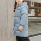 Wintermantel Mädchen Lang Daunenmantel, KODMNSW Warm Puffer Mantel Winterjacke mit Kapuze 