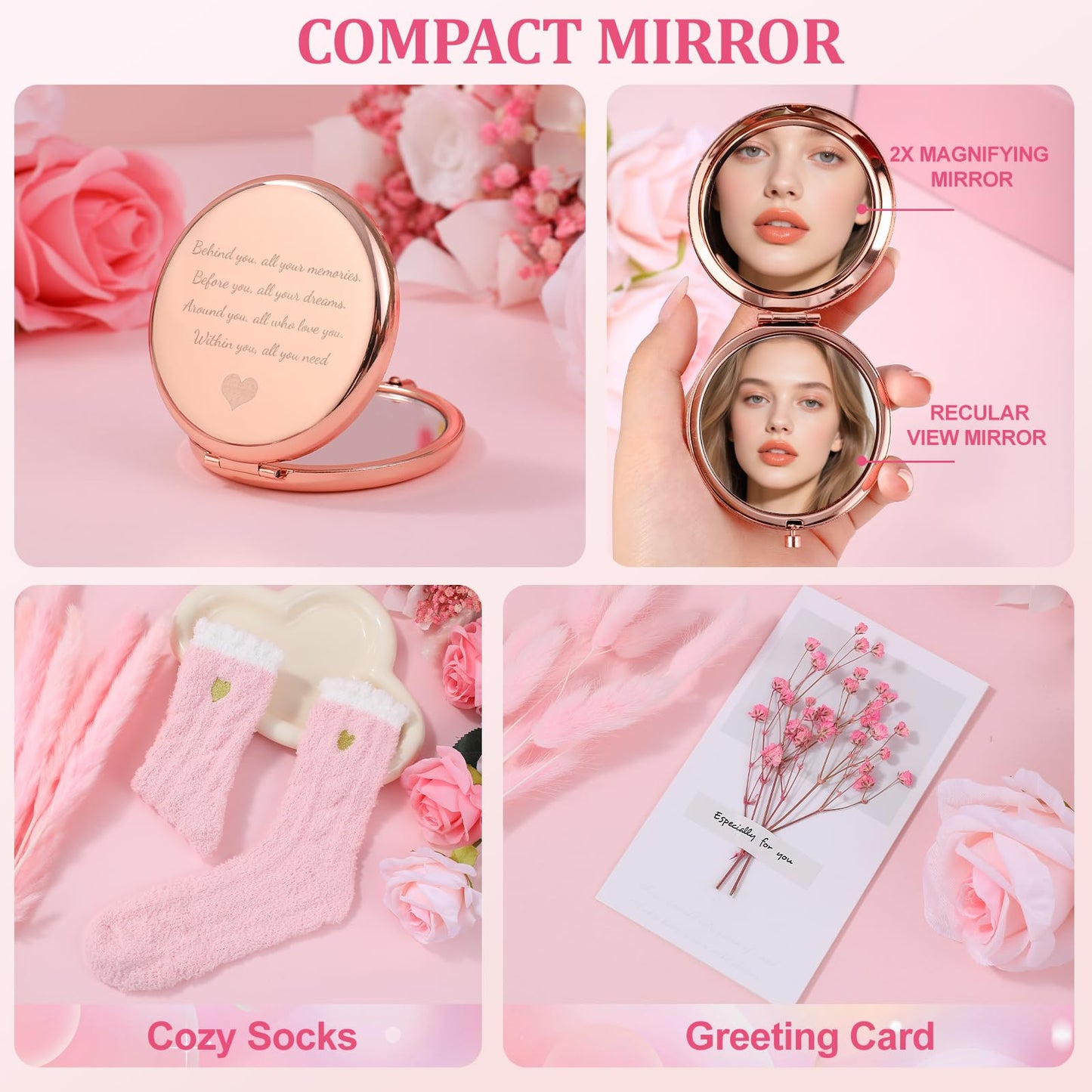 Geschenkset für Mama, Freundin, Schwester, Kaffeebecher und Geschenkset Bad-Entspannung 