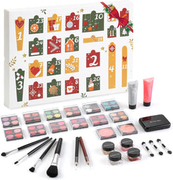Gleamkid Adventskalender 2024 – Hochwertiger Weihnachtskalender mit 24 Beauty-Momenten und Make-up 