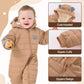 JiAmy Baby Overall Winter, Schneeanzug Baby Jungen Mädchen, Warm Outfits Mit Kapuze