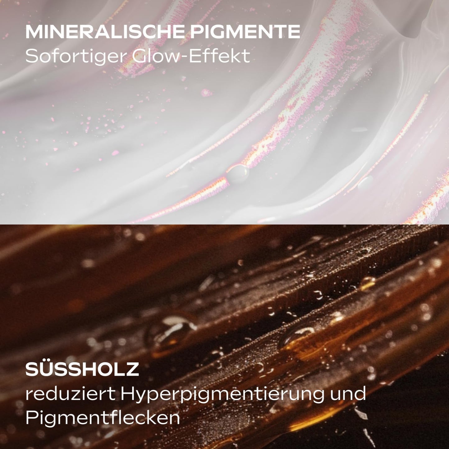 Weleda Organic Skin Food Glow Serum Drops – Natürliche Kosmetik-Booster-Tropfen mit Süßholz und lichtreflektierenden Pigmenten für einen strahlenden Teint und gegen Pigmentflecken 