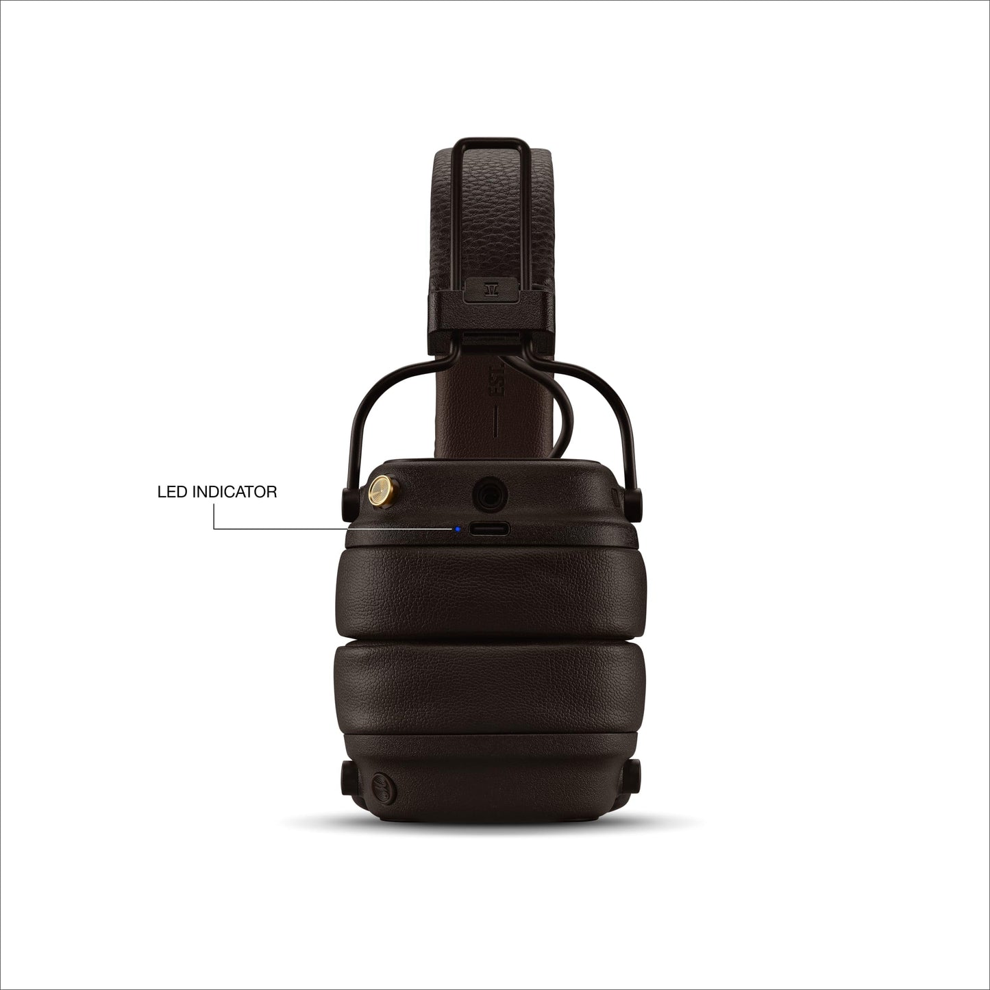 Marshall Major V Bluetooth-Kopfhörer, 100 Stunden Akkulaufzeit – Schwarz 