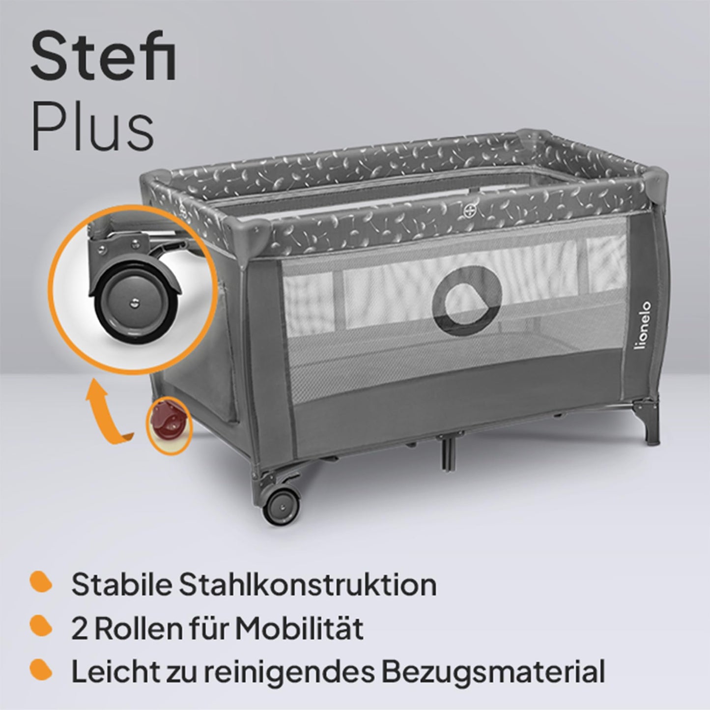 Reisebett bis 15 kg Babybett Kinderreisebett mit Matratze Seitlicher Eingang mit Reißverschluss 