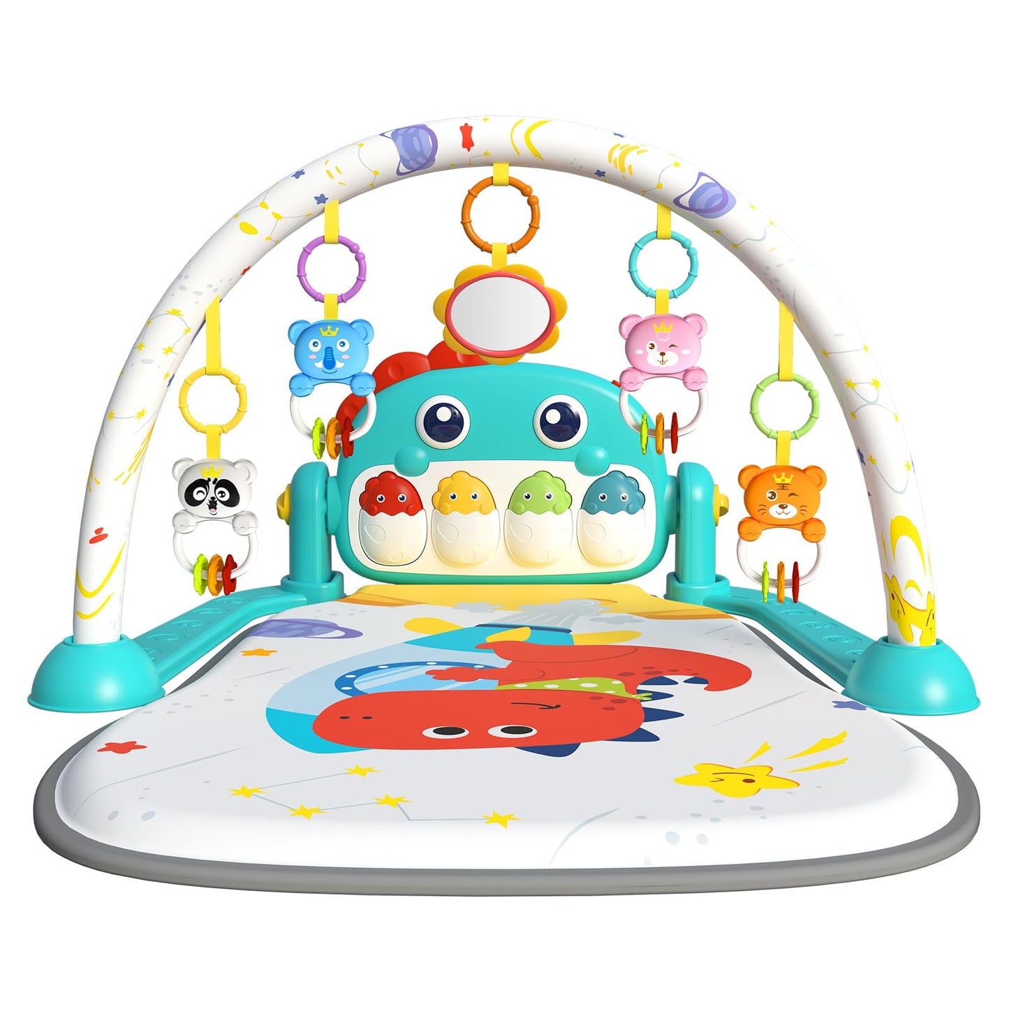 Eners Baby Spielbogen Baby Spieldecke mit Musik &amp; Lichtern 