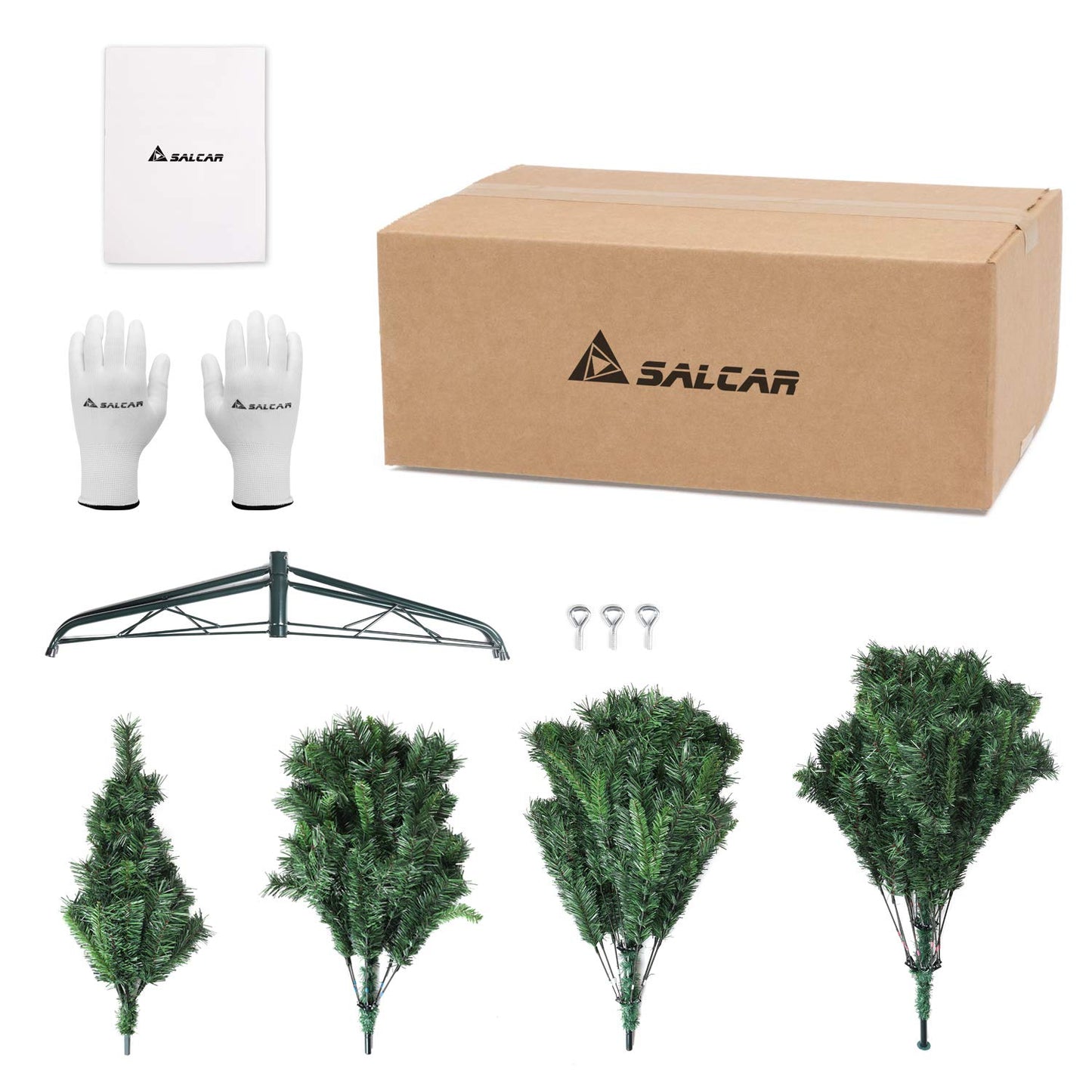 SALCAR Künstlicher Weihnachtsbaum, 60 cm - 270 cm 