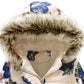 Winter Jacket Girls' Floral Warm Winter Coat Children's Jacket